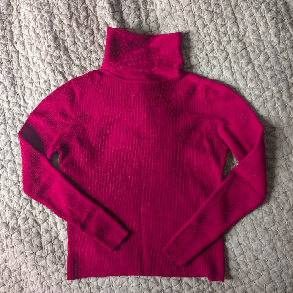 VTG Ribbed Wool Turtleneck